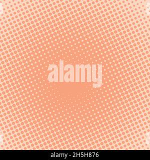Pop Art bunte Comics Buch Magazin Cover. Punkte beige Hintergrund. Cartoon lustige gepunktete Retro-Muster. Vektor-Halbtondarstellung. Vorlage Stock Vektor