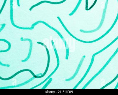 Grün Grunge Scribbles. Kratzer Gezeichnet. Zufälliges Chaos. Grafische Konturen. Hintergrund Mit Scribbeln. Grüne Kratzlinie. Grünes Chaos. Urbane Graffiti. Stockfoto