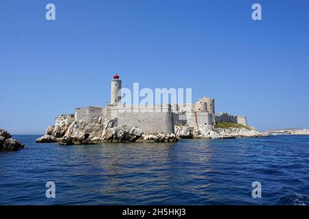 Chateau d'If, Iie d'If, Frioul-Archipel, Bucht von Marseille, Mittelmeer, Frankreich Stockfoto