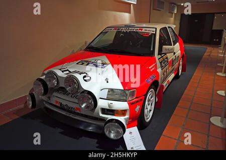 Cosworth, Ford Escort RS von 1992, Autosammlung von Prinz Rainier III, Monaco, Monaco Ville, Monaco Stockfoto