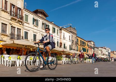 Corso del Popolo, Chioggia, Venedig, Italien Stockfoto