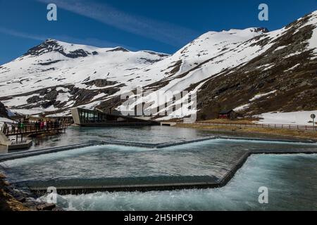 Besucherzentrum, Trollstigen, More Og Romsdal, Norwegen Stockfoto