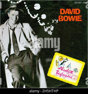 Vintage Single-Cover - Absolute Beginners - Junge Helden - David Bowie - Absolute Beginners - David Bowie - D - 1986 Stockfoto