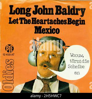 Vintage Single Record Cover - Baldry, Long John - Mexiko - D - 1967- Neuauflage Mitte der 70er Jahre Stockfoto