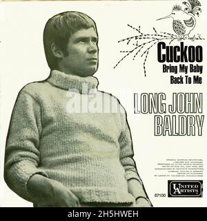 Vintage Single Record Cover - Baldry, Long John - Cuckoo - D - 1967 Stockfoto