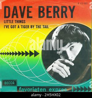 Vintage Single-Cover - Berry, Dave - Little Things - NL - 1965 Stockfoto