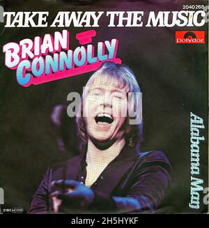 Vintage Single-Cover - Connolly, Brian - Take Away The Music - D - 1980 Stockfoto