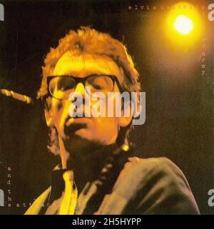 Vintage Single Record Cover - Costello, Elvis - Oliver's Army - UK - 1979 Stockfoto