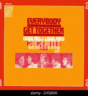 Vintage Single Album Cover - Dave Clark Five, The - Everybody Get Together - D - 1970 Stockfoto