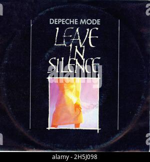 Vintage Single Record Cover - Depeche Mode - 4 - Leave in Silence - D - 1982 01 Stockfoto