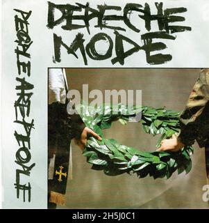 Vintage Single Record Cover - Depeche Mode - 6 - People are People - D - 1984 02 Stockfoto