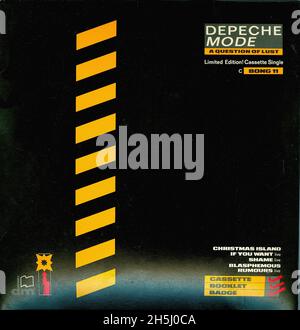 Vintage Single Album Cover - Depeche Mode - 17 - Christmas Island - MC Single - UK - 1986 01 Stockfoto
