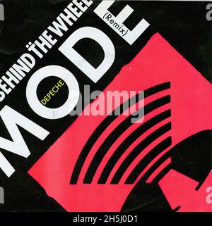 Vintage Single Record Cover - Depeche Mode - 11 - Behind the Wheel - D - 1987 02 Stockfoto