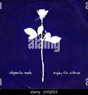 Vintage Single-Cover - Depeche Mode - Enjoy The Silence - D - 1990 Stockfoto