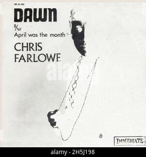 Vintage Single Record Cover - Farlowe, Chris - Dawn - D - 1968 Stockfoto