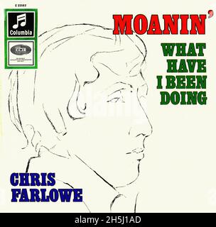 Vintage Single Record Cover - Farlowe, Chris- Moanin' - D - 1967 Stockfoto