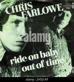 Vintage Single Record Cover - Farlowe, Chris - Ride On Baby - NL - 1986 Stockfoto