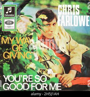 Vintage Single Record Cover - Farlowe, Chris - My Way of Giving - D - 1967 Stockfoto