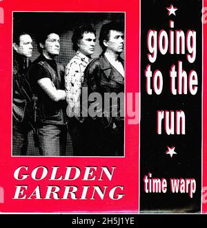 Vintage Single Record Cover - Golden Earring - Going to the Run - NL - 1991 Stockfoto