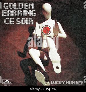 Vintage Single Record Cover - Golden Earring - CE Soir - D - 1975 Stockfoto