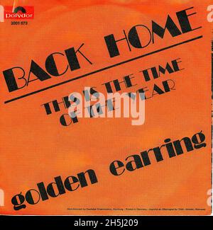 Vintage Single Record Cover - Golden Earring, The - Back Home - D - 1970 00001 Stockfoto
