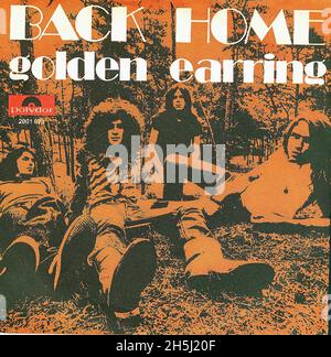 Vintage Single Record Cover - Golden Earring, The - Back Home - D - 1970 Stockfoto