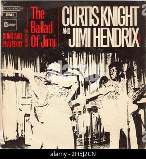 Vintage Single Record Cover - Hendrix, Jimi - Curtis Knight - The Ballad of Jimi - F - 1970 Stockfoto