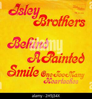 Vintage Single-Cover - Isley Brothers - Behind A Painted Smile - D - 1969 Stockfoto