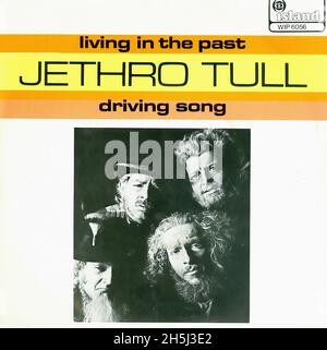 Vintage Single Album Cover - Jethro Tull - Living in the Past - NL - 1969 Stockfoto