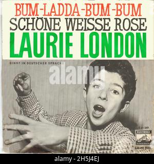 Vintage Single Record Cover - London, Laurie-Bum Ladda Bum Bum-1959-Rolf Stockfoto