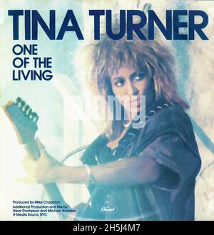 Vintage Single Record Cover - Mad Max III - Beyond Thunderdome - Turner, Tina - One of The Living - D - 1985 02 Stockfoto