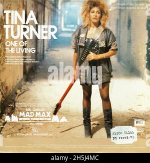 Vintage Single Record Cover - Mad Max III - Beyond Thunderdome - Turner, Tina - One of The Living - D - 1985 01 Stockfoto