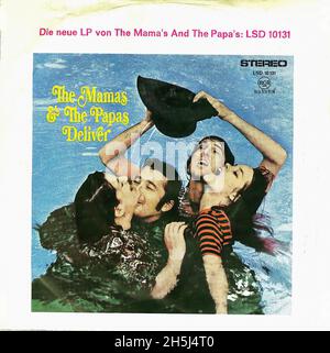 Vintage Single Record Cover - Mamas & Papas, The - Creeque Alley - D - 1967 01 Stockfoto