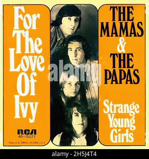 Vintage Single-Cover - Mamas & Papas, The - for The Love of Ivy - D - 1968 Stockfoto