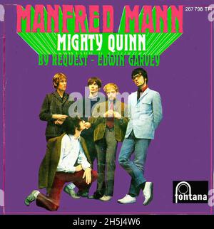 Vintage Single Record Cover - Manfred Mann - Mighty Quinn - D - 1968 Stockfoto