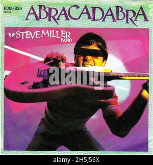 Vintage Single Record Cover - Miller, Steve - Abracadabra - D - 1982 Stockfoto