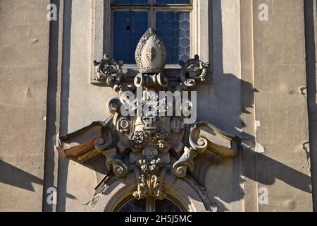 Das Kloster von Plasy, der große Komplex von Kloster, Burg und historischen Denkmälern, der 1144 von Vladislav II. Erbaut wurde Stockfoto