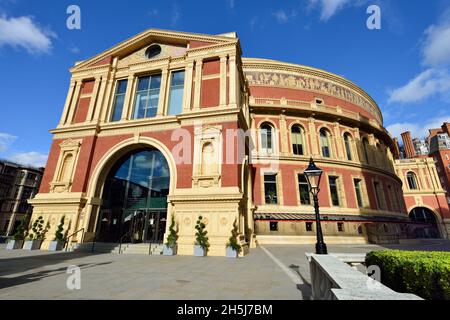 Royal Albert Hall, South Porch, Kensington Gore, Kensington and Chelsea, London, Vereinigtes Königreich Stockfoto