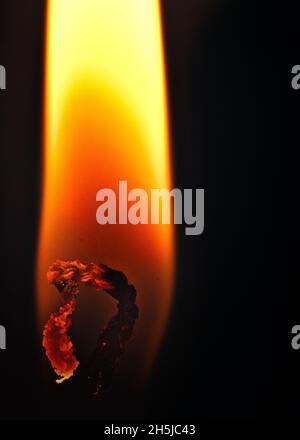 Die Flamme Stockfoto