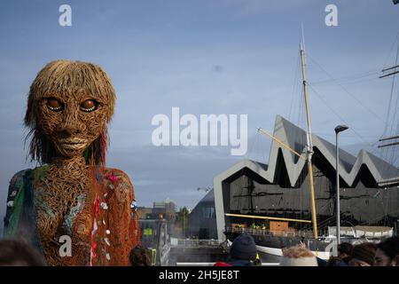 Vision Mechanik STURM auf govan 10/11/21 cop26 Stockfoto