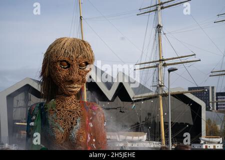 Vision Mechanik STURM auf govan 10/11/21 cop26 Stockfoto