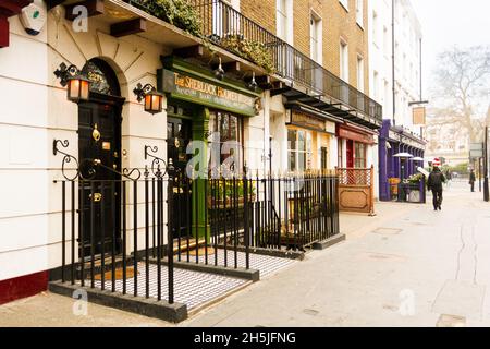 London, Großbritannien; 16. März 2011: Büro und Wohnung des berühmten Detektivs Sherlock Holmes in der 221b Baker Street in London. Stockfoto