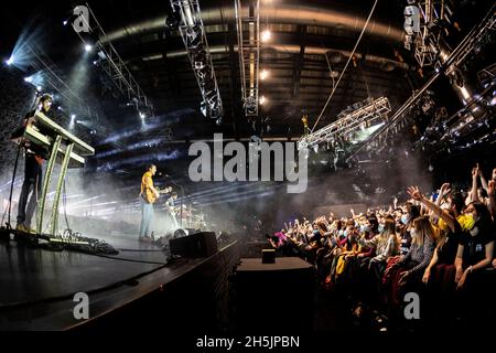 Mailand Italien 09 November 2021 Eugenio in Via Di Gioia - italienische Popmusikband - live im Alcatraz © Andrea Ripamonti / Alamy Stockfoto