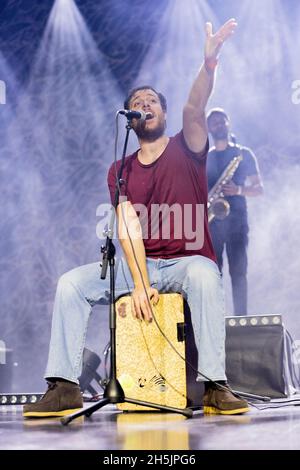 Mailand Italien 09 November 2021 Eugenio in Via Di Gioia - italienische Popmusikband - live im Alcatraz © Andrea Ripamonti / Alamy Stockfoto