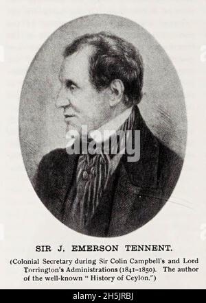 James Emerson Tennent, 1. Baronet Stockfoto