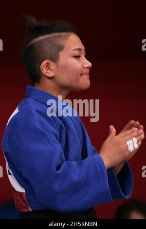 24. JULI 2021 - TOKIO, JAPAN: FONAKI Thunfisch aus Japan während des Judo Women -48 kg Turniers bei den Olympischen Spielen in Tokio 2020 (Foto: Mickael Chavet/ Stockfoto