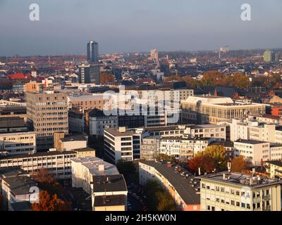 Blick vom Domturm (Frankfurt am Main, Hessen, Bundesrepublik Deutschland) Stockfoto