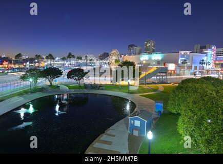 Das Hyatt Regency Hotel am Wasser, Long Beach CA Stockfoto