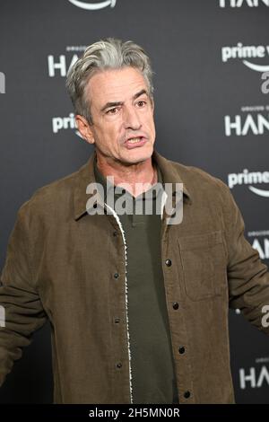 Dermot Mulroney besuchte die Amazon und IMDb TV Gastgeber einer exklusiven Vorführung der ersten Folgen der Alex Rider Saison 2 im Soho Hotel, London, am 2021-11-10, Großbritannien Stockfoto