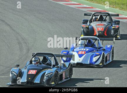 Radical European Motor Racing auf der Rennstrecke von Barcelona Catalunya, Barcelona, Katalonien, Spanien Stockfoto